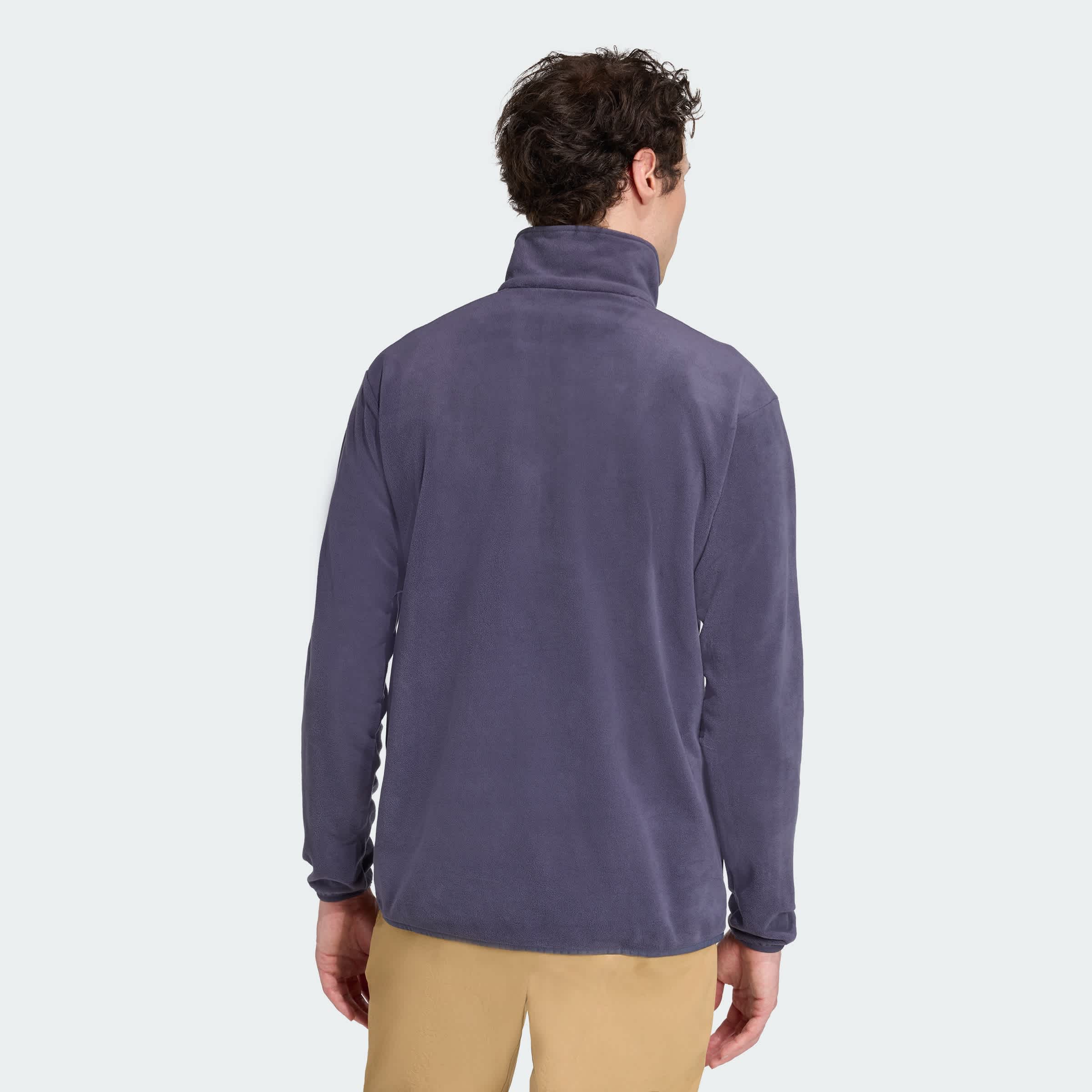Foto 4 | Chamarra De Felpa Multi Essentials De 1/2 Cierre Adidas Azul Hombre