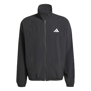 Foto 1 | Rompevientos Essential Con Logo Pequeño Adidas Negro Hombre