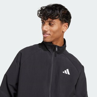Foto 6 | Rompevientos Essential Con Logo Pequeño Adidas Negro Hombre