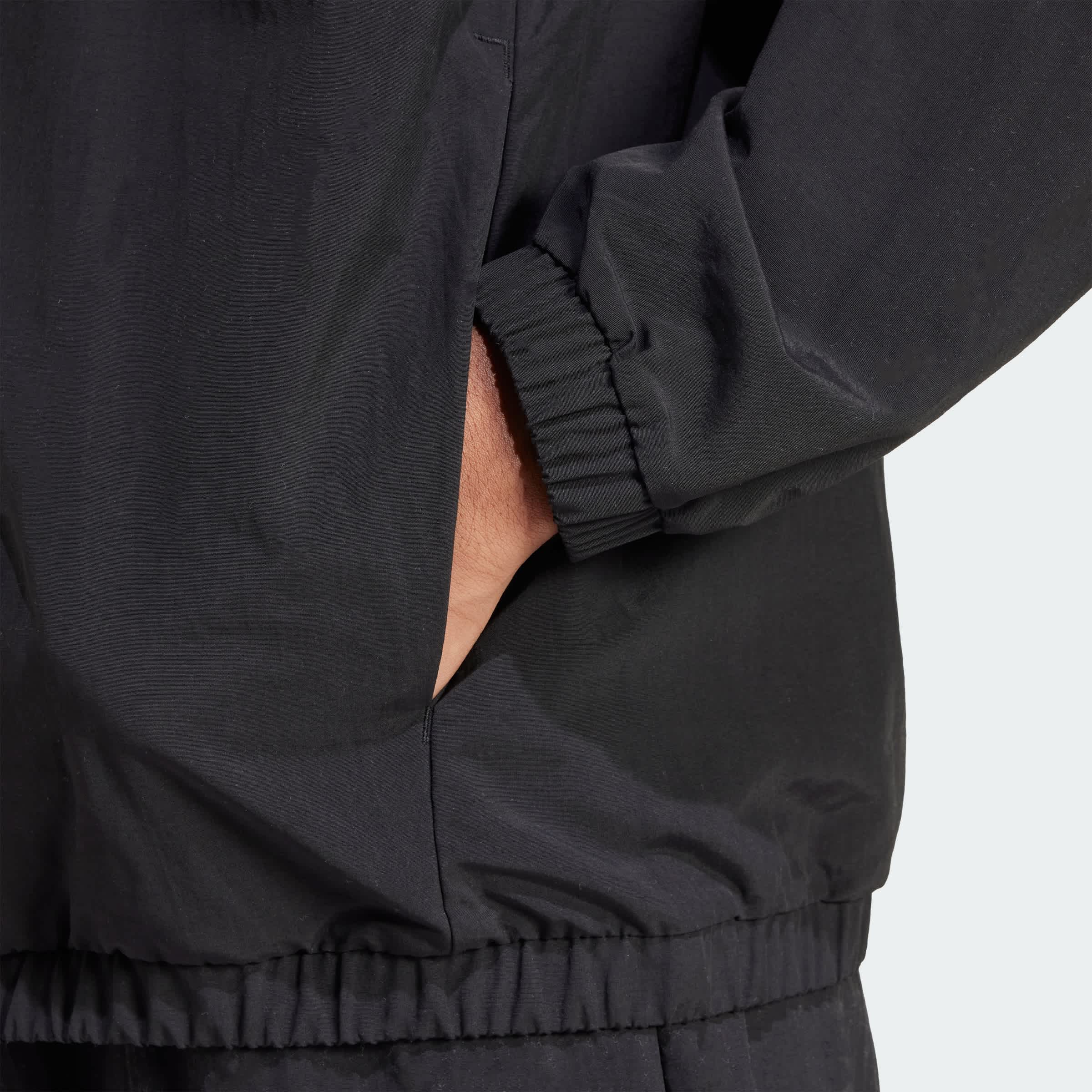 Foto 7 | Rompevientos Essential Con Logo Pequeño Adidas Negro Hombre