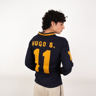 Foto 2 | Jersey Garra Azul Retro de Hugo Sánchez para Hombre