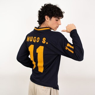 Foto 4 | Jersey Garra Azul Retro de Hugo Sánchez para Hombre
