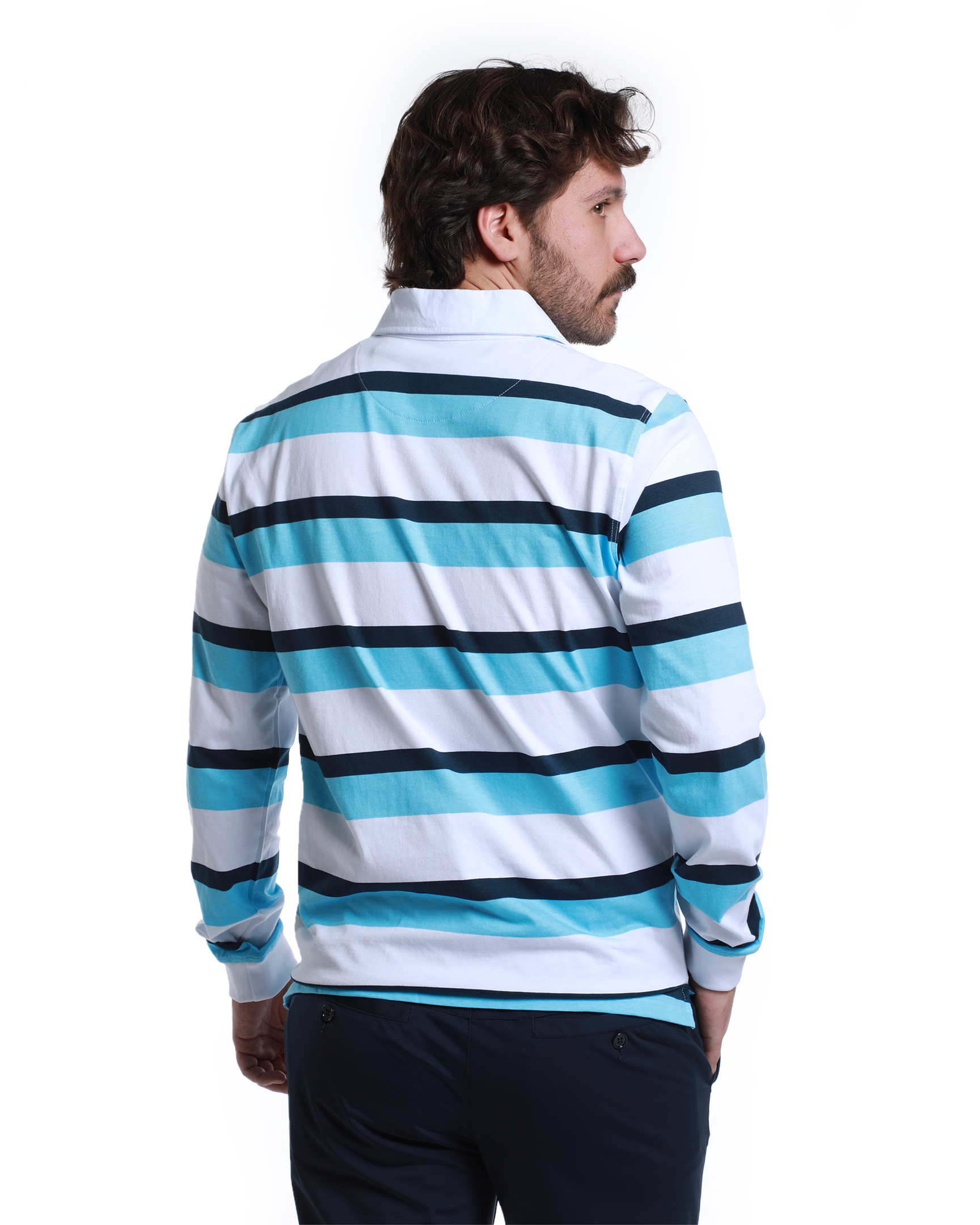 Foto 5 pulgar | Playera Polo Pirma Manga Larga Liga MX Cruz Azul para Hombre