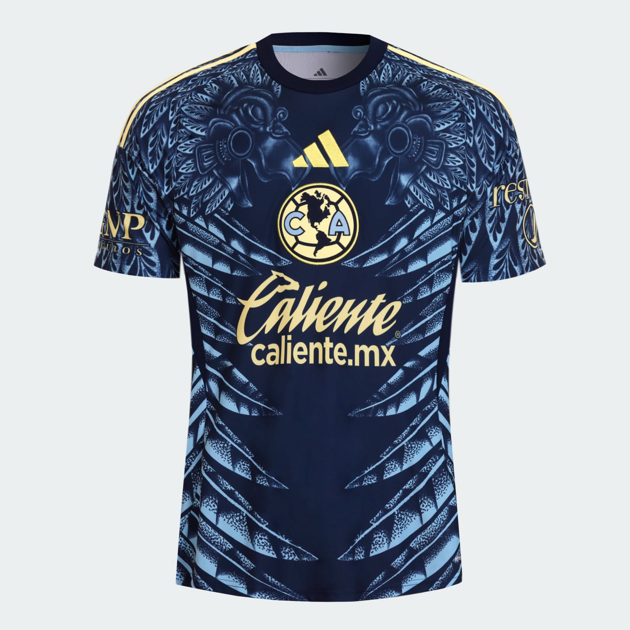 Foto 4 pulgar | Jersey Visitante Club América 25/26 Adidas Azul Hombre