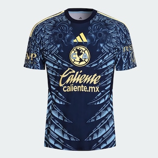 Foto 3 | Jersey Visitante Club América 25/26 Adidas Azul Hombre