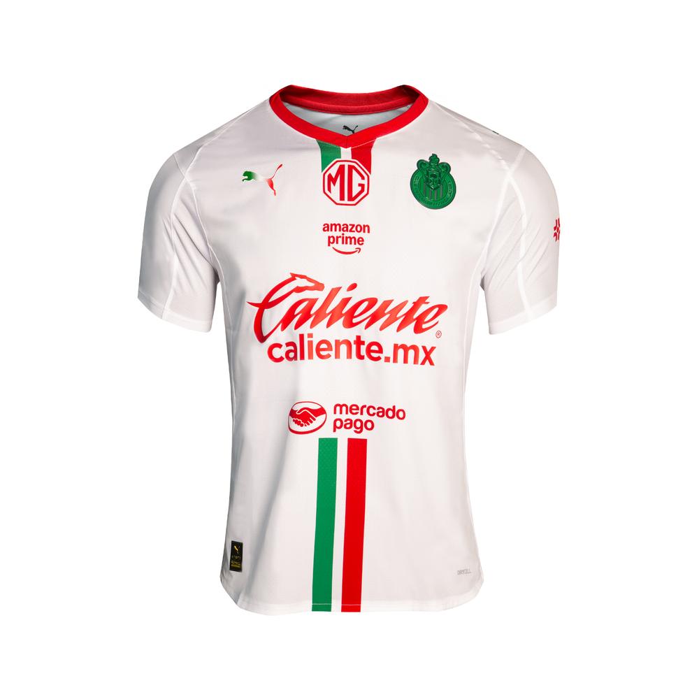 Jersey Puma Chivas Jugador Visitante 25-26 Para Hombre Blanco