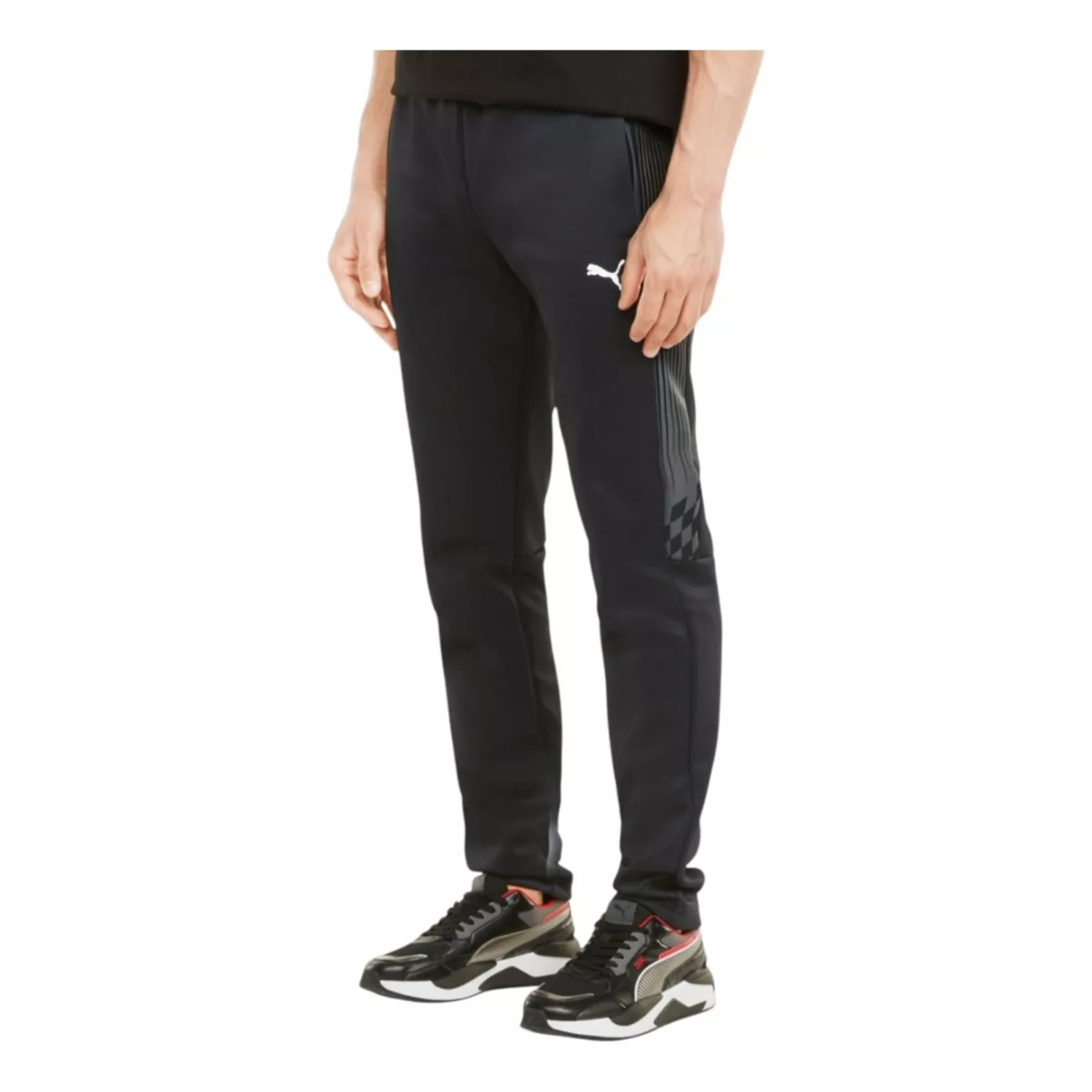 Foto 3 | Pantalón Puma Ferrari Race T7 Track Negro para Hombre