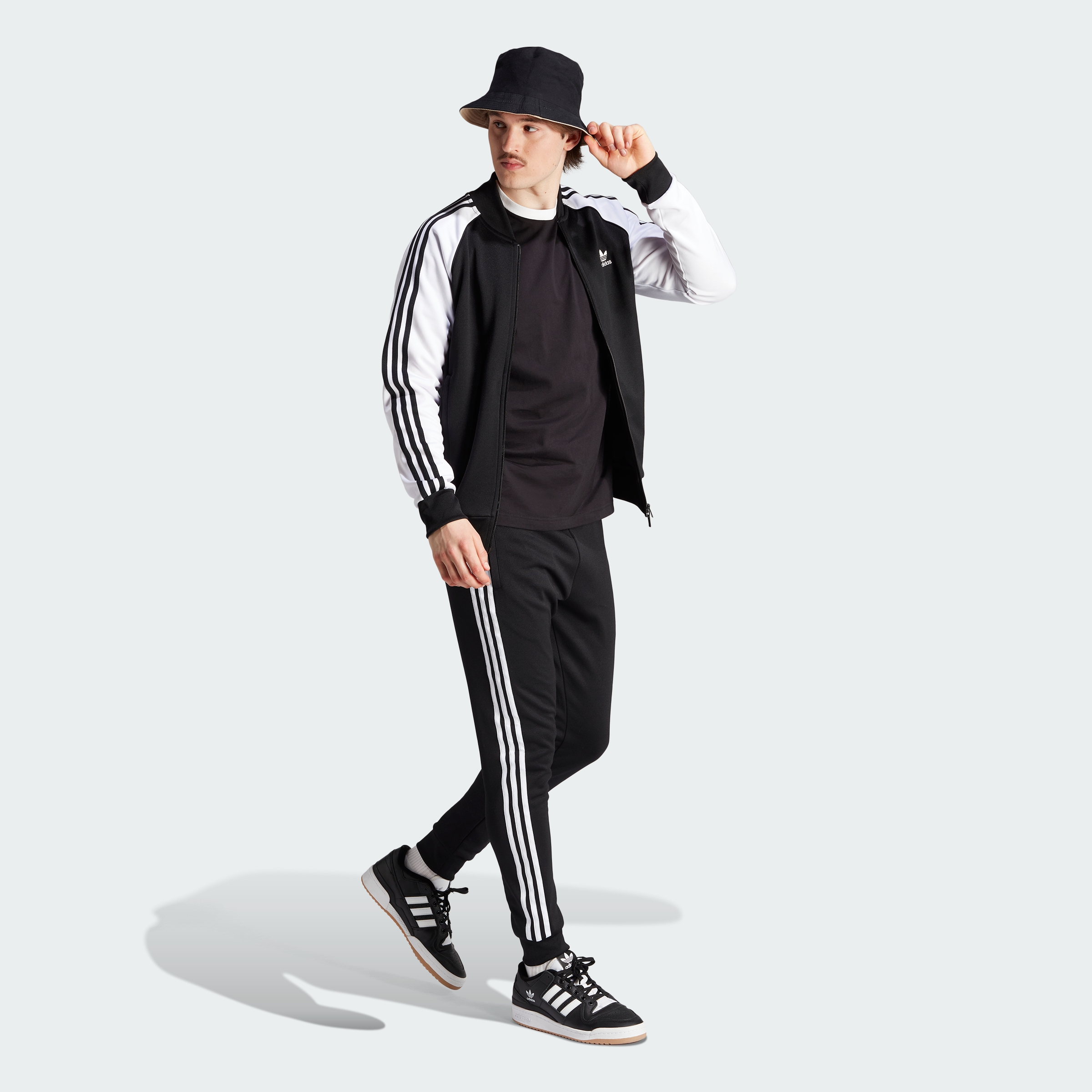 Foto 6 pulgar | Pants Deportivos Adicolor Classics Sst Adidas Negro Hombre