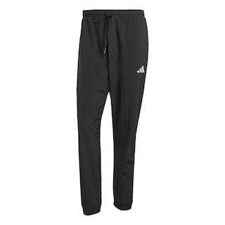 Foto 1 | Pantalón Tejido Essential Con Logo Pequeño Adidas Negro Hombre