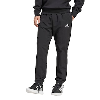 Foto 2 | Pantalón Tejido Essential Con Logo Pequeño Adidas Negro Hombre