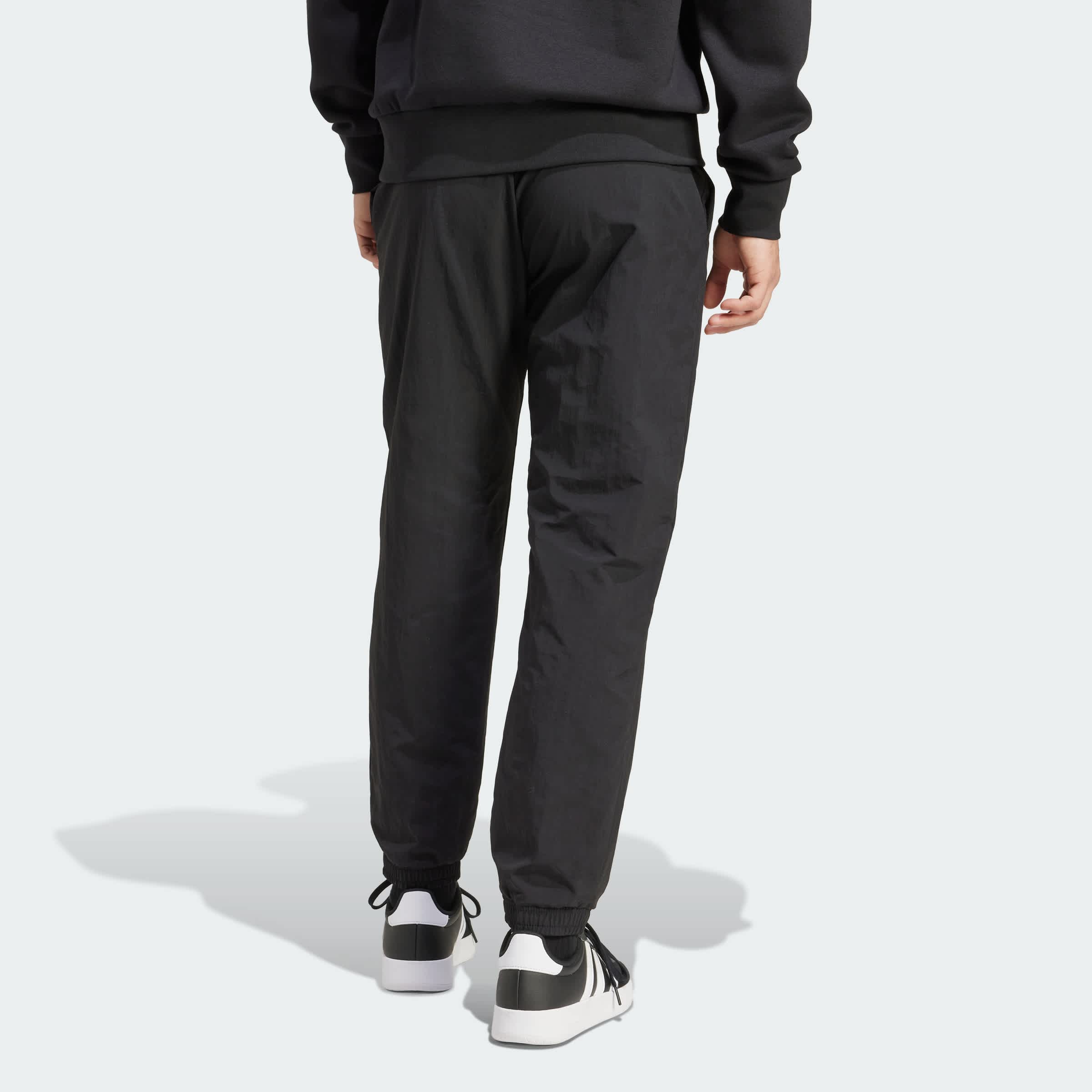 Foto 4 | Pantalón Tejido Essential Con Logo Pequeño Adidas Negro Hombre