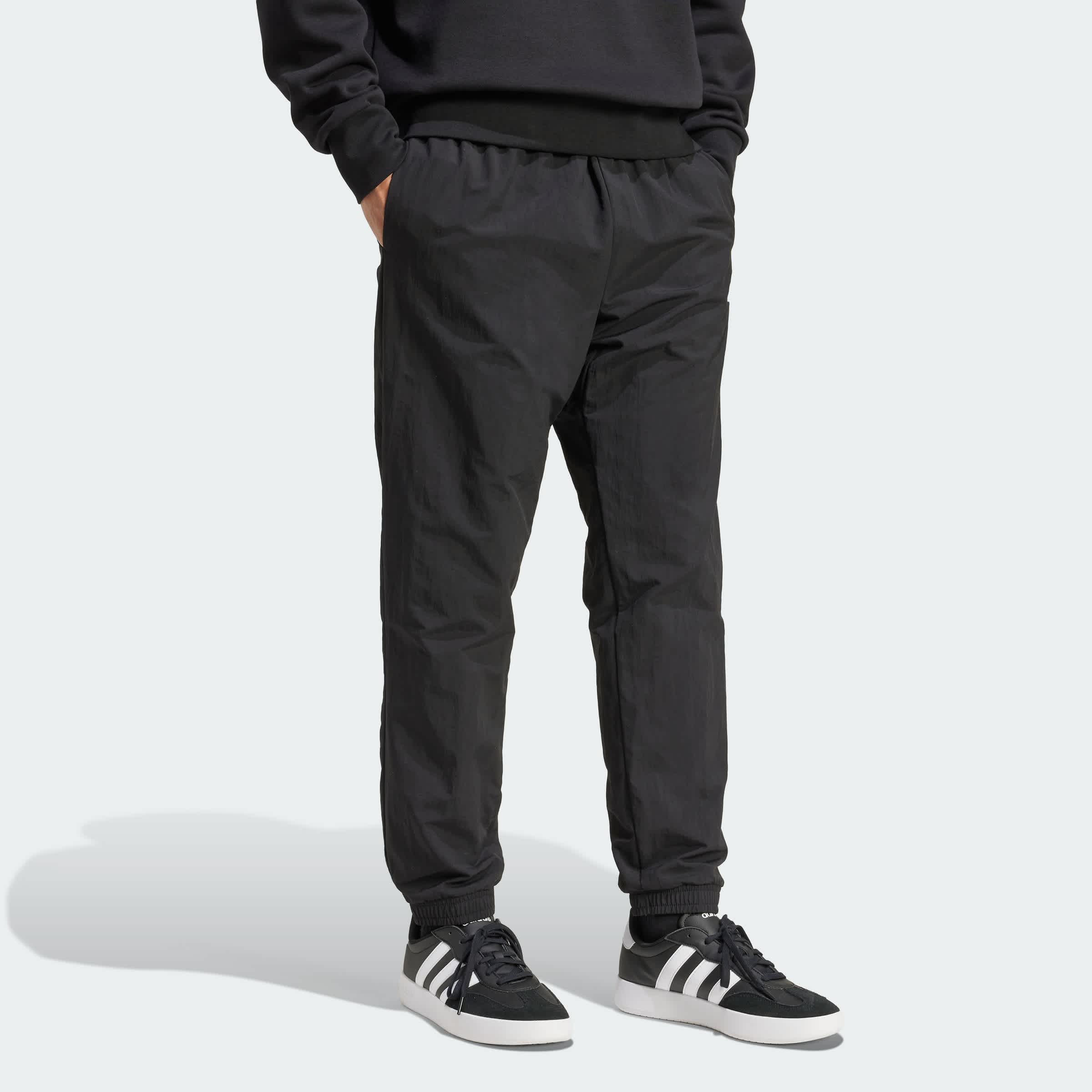 Foto 5 | Pantalón Tejido Essential Con Logo Pequeño Adidas Negro Hombre