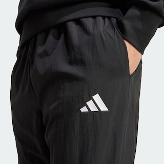 Foto 6 | Pantalón Tejido Essential Con Logo Pequeño Adidas Negro Hombre