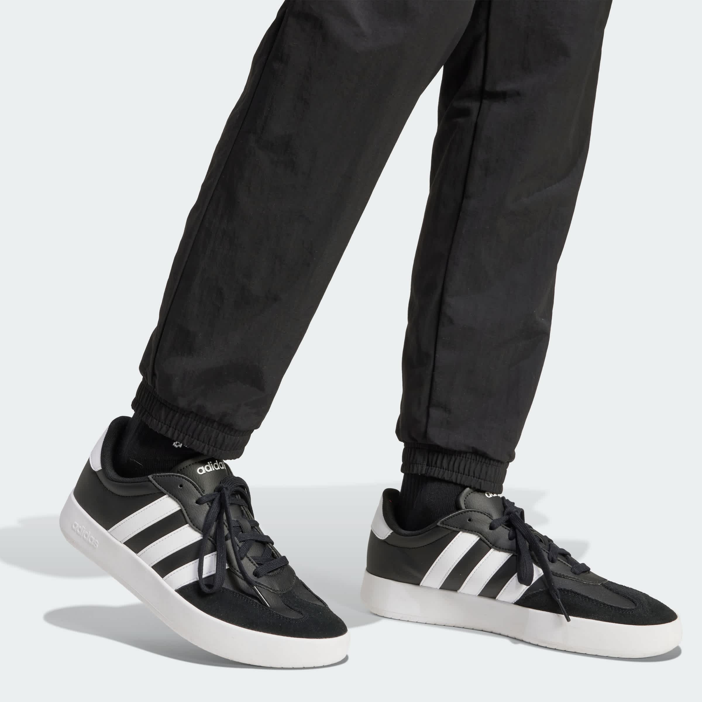 Foto 8 pulgar | Pantalón Tejido Essential Con Logo Pequeño Adidas Negro Hombre