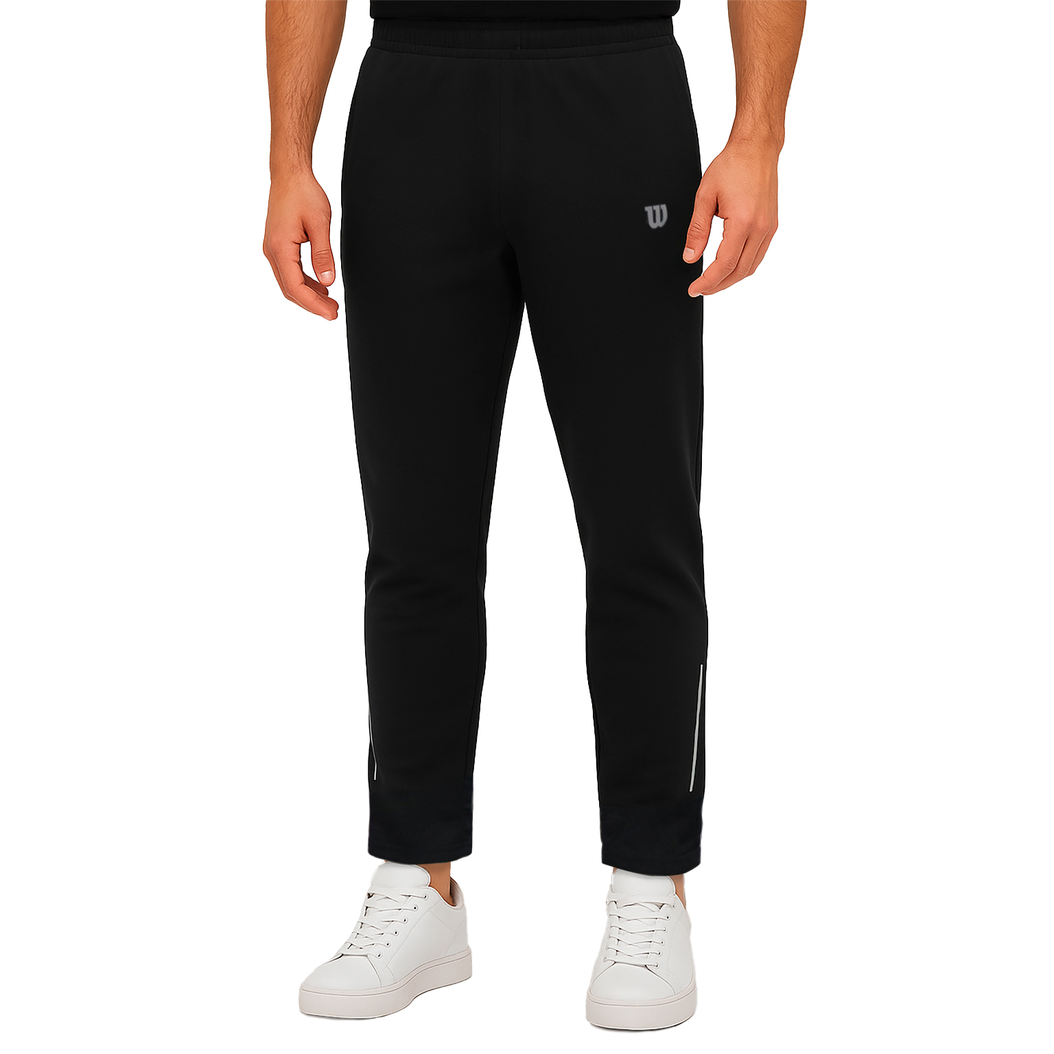 Foto 1 | Pants Wilson French Terry Deportivo Tiras Reflectantes Hombre