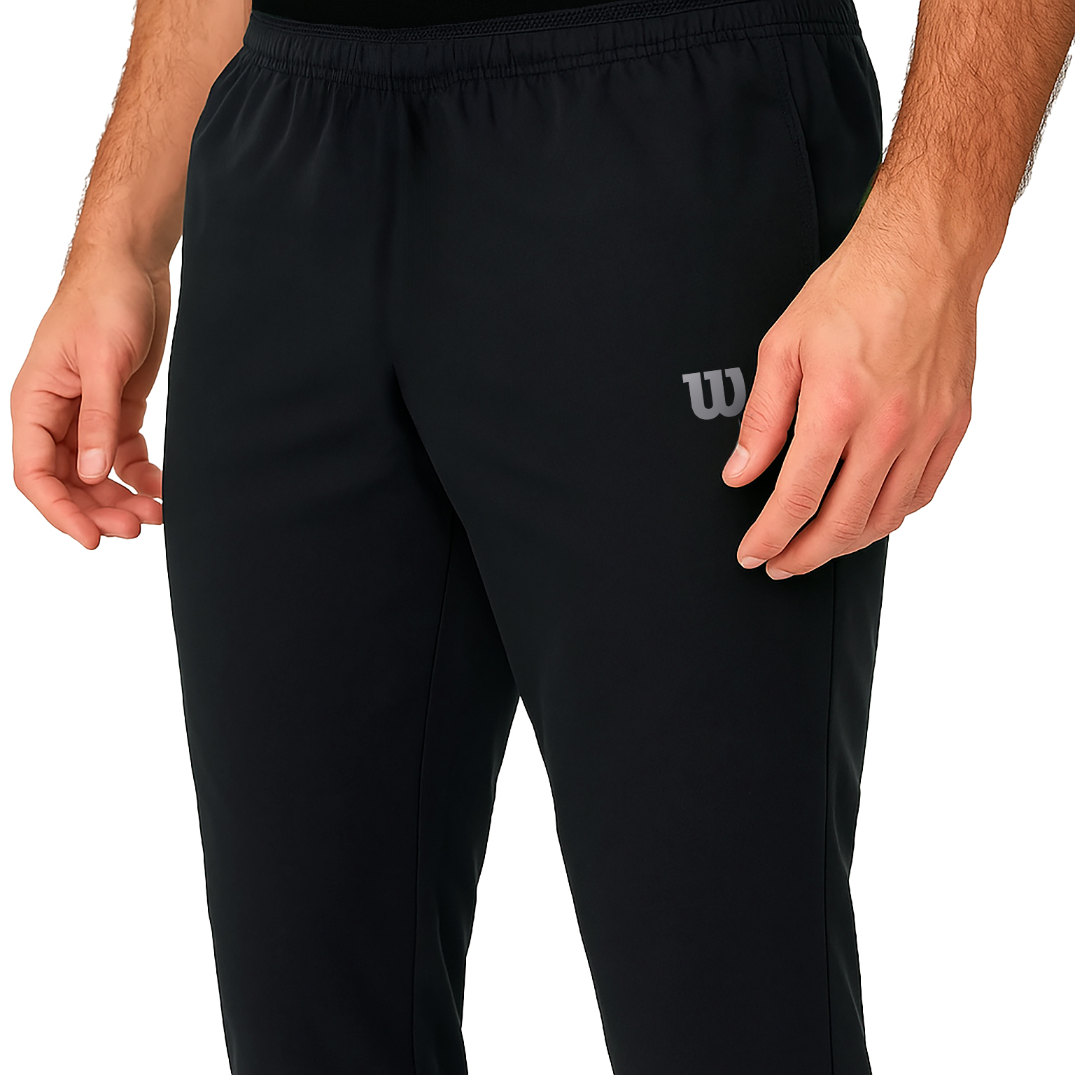 Foto 3 | Pants Wilson French Terry Deportivo Tiras Reflectantes Hombre