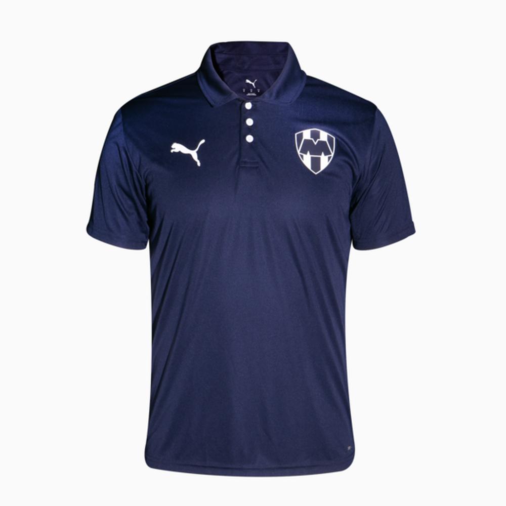 Polo Puma Monterrey Teamwear Men 25-26 Para Hombre Azul Acero