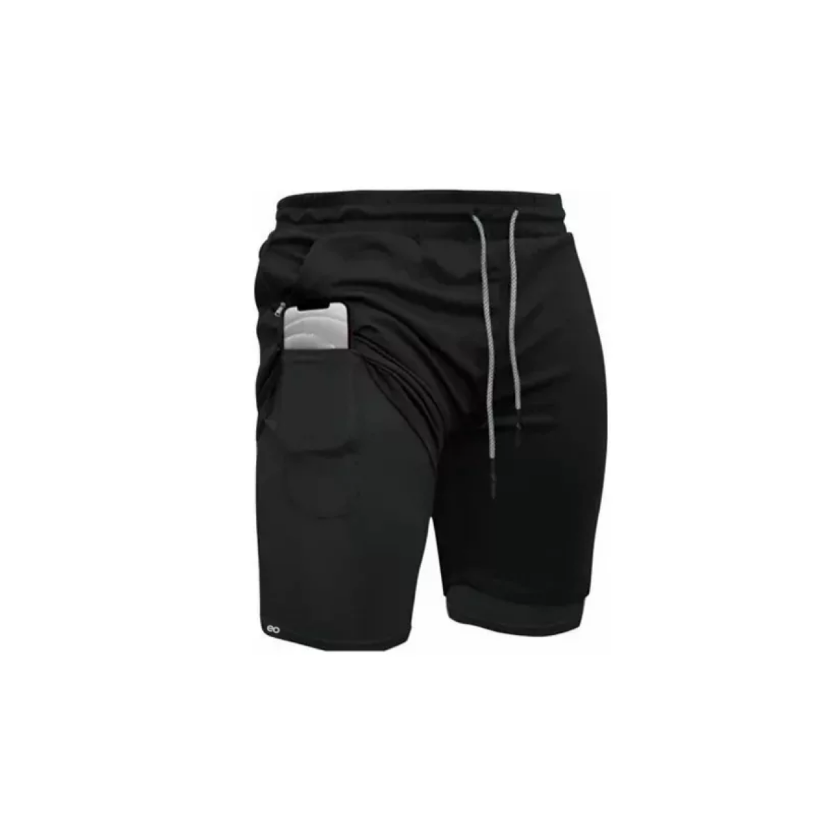 Foto 2 pulgar | Short Deportivo para Hombre Talla L/xl Eo Safe Imports Esi-14390-1 Negro