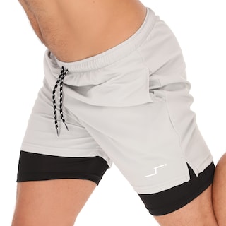 Foto 3 | Short Deportivo Para Hombre Color Gris Licra Interior Chb Chili Beans Clothing Co.