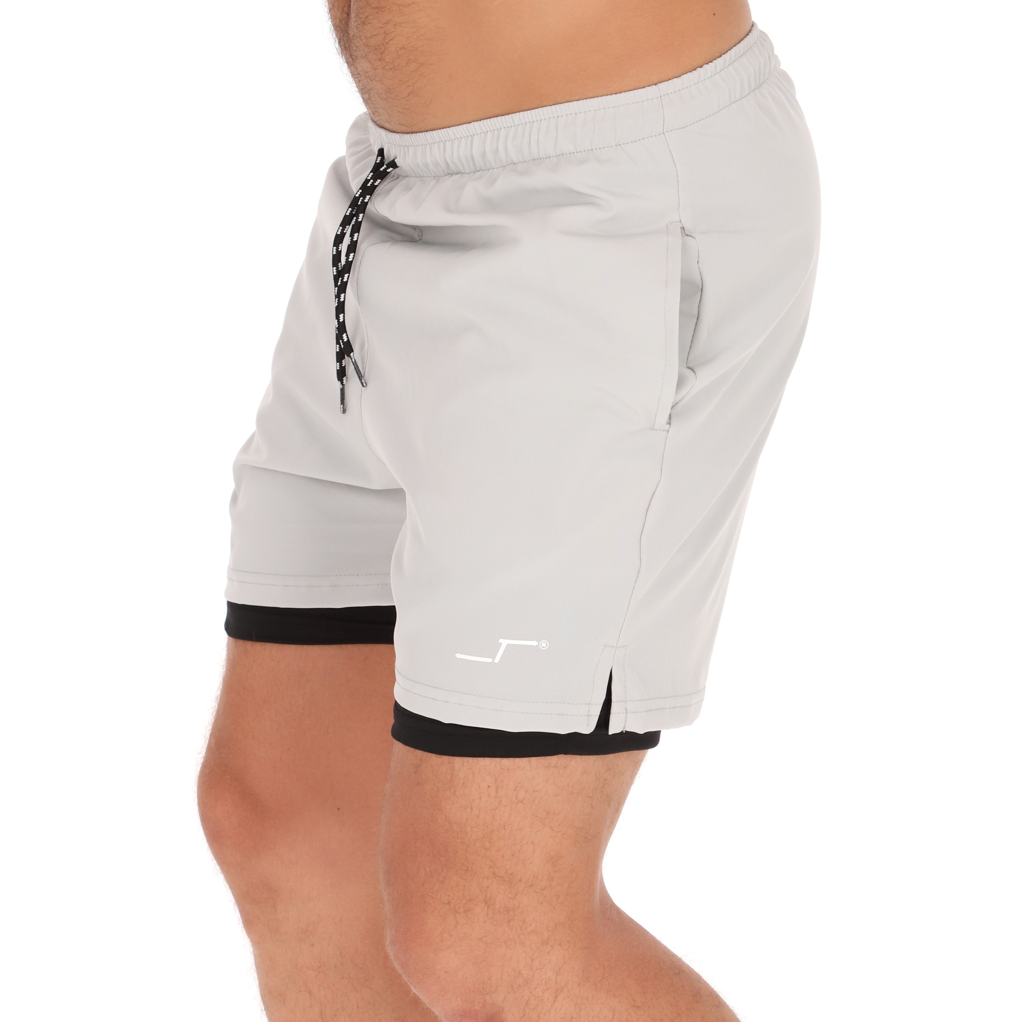 Foto 5 pulgar | Short Deportivo Para Hombre Color Gris Licra Interior Chb Chili Beans Clothing Co.