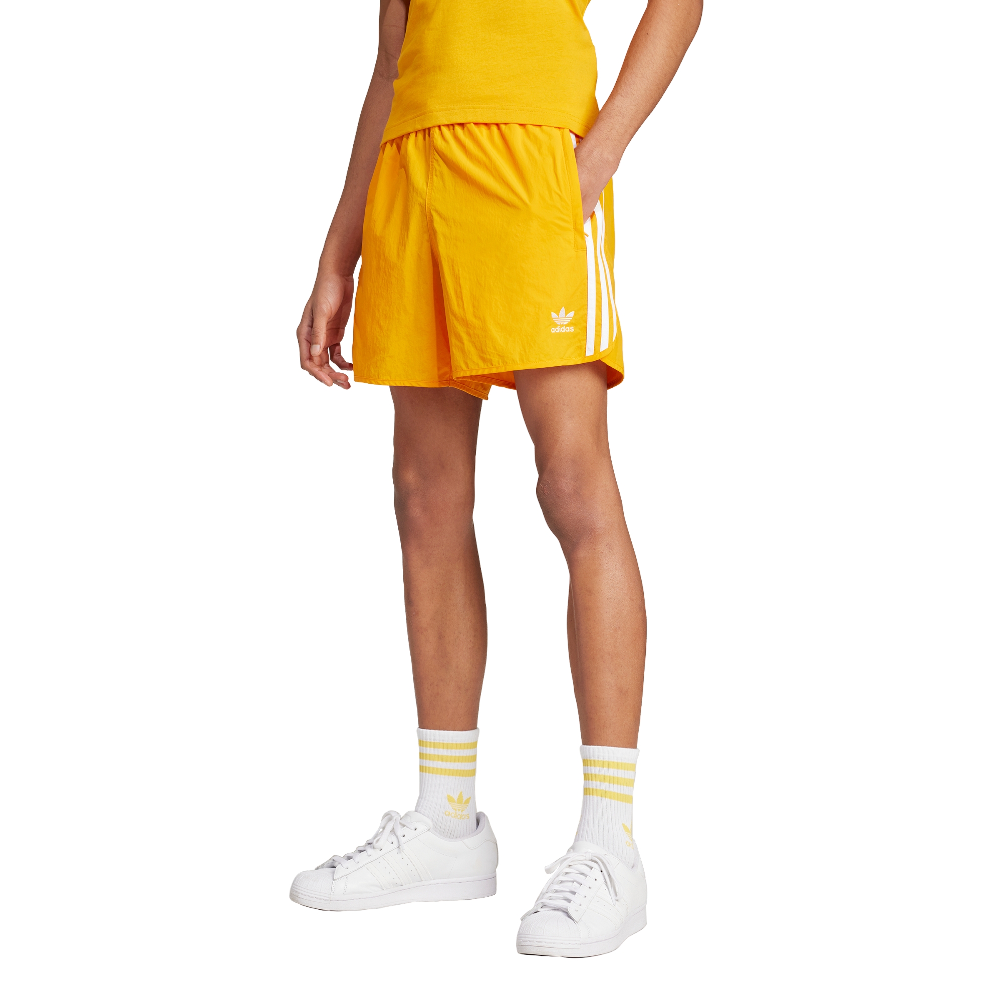 Foto 3 pulgar | Shorts Adicolor Classics Sprinter Adidas Naranja Hombre
