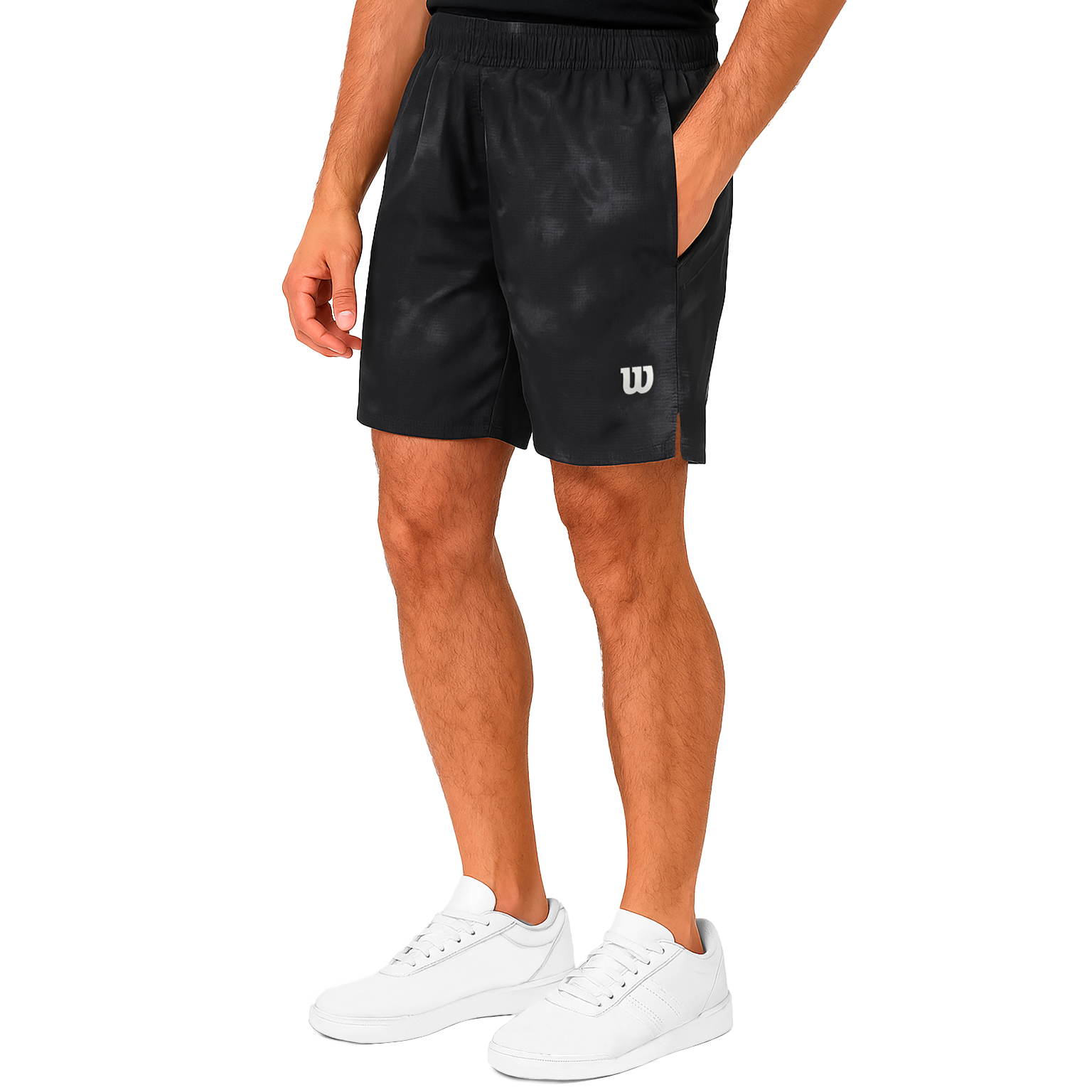 Foto 3 pulgar | Short Wilson Running Printed Hombre