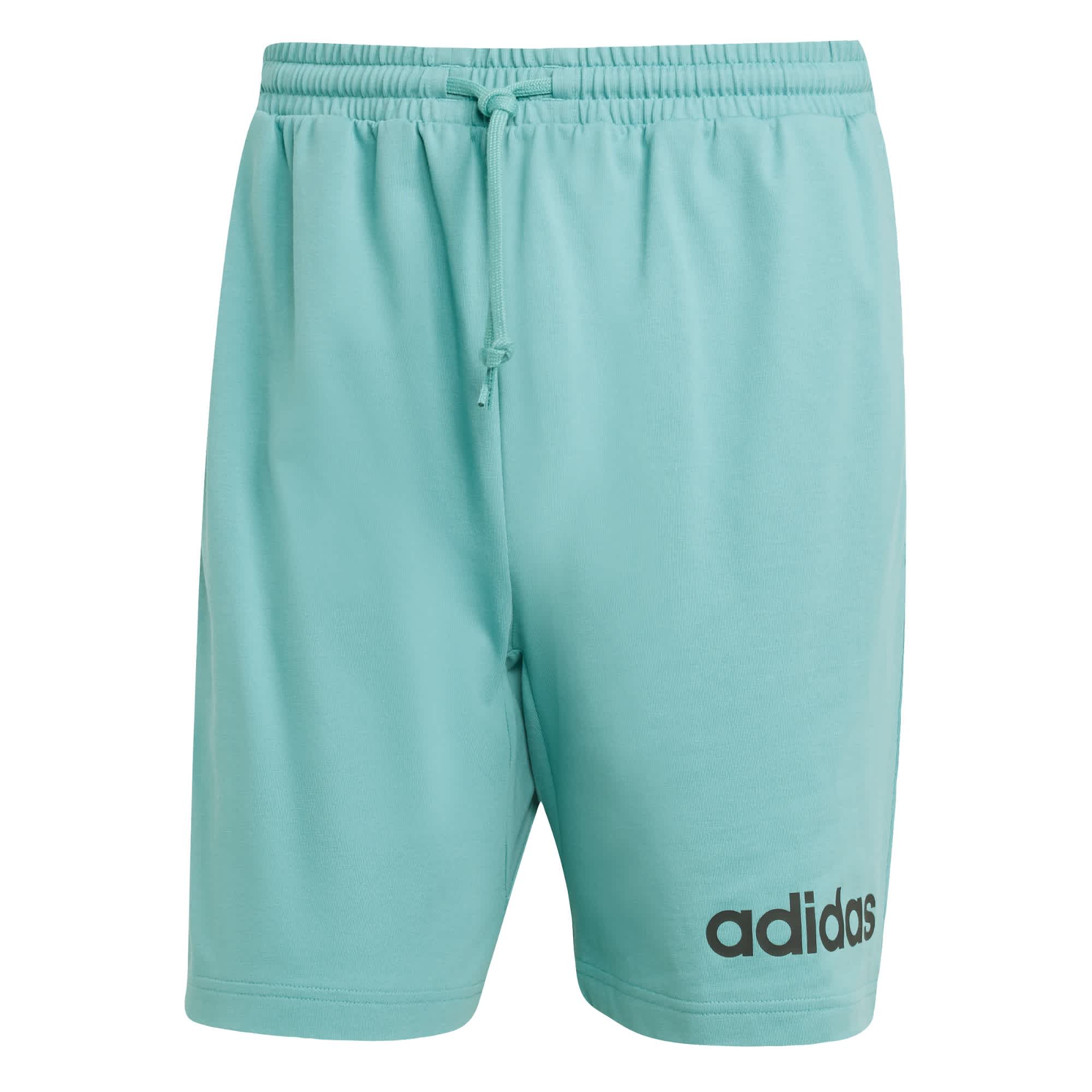 Foto 2 pulgar | Shorts Essentials Linear Single Jersey Adidas Turquesa Hombre