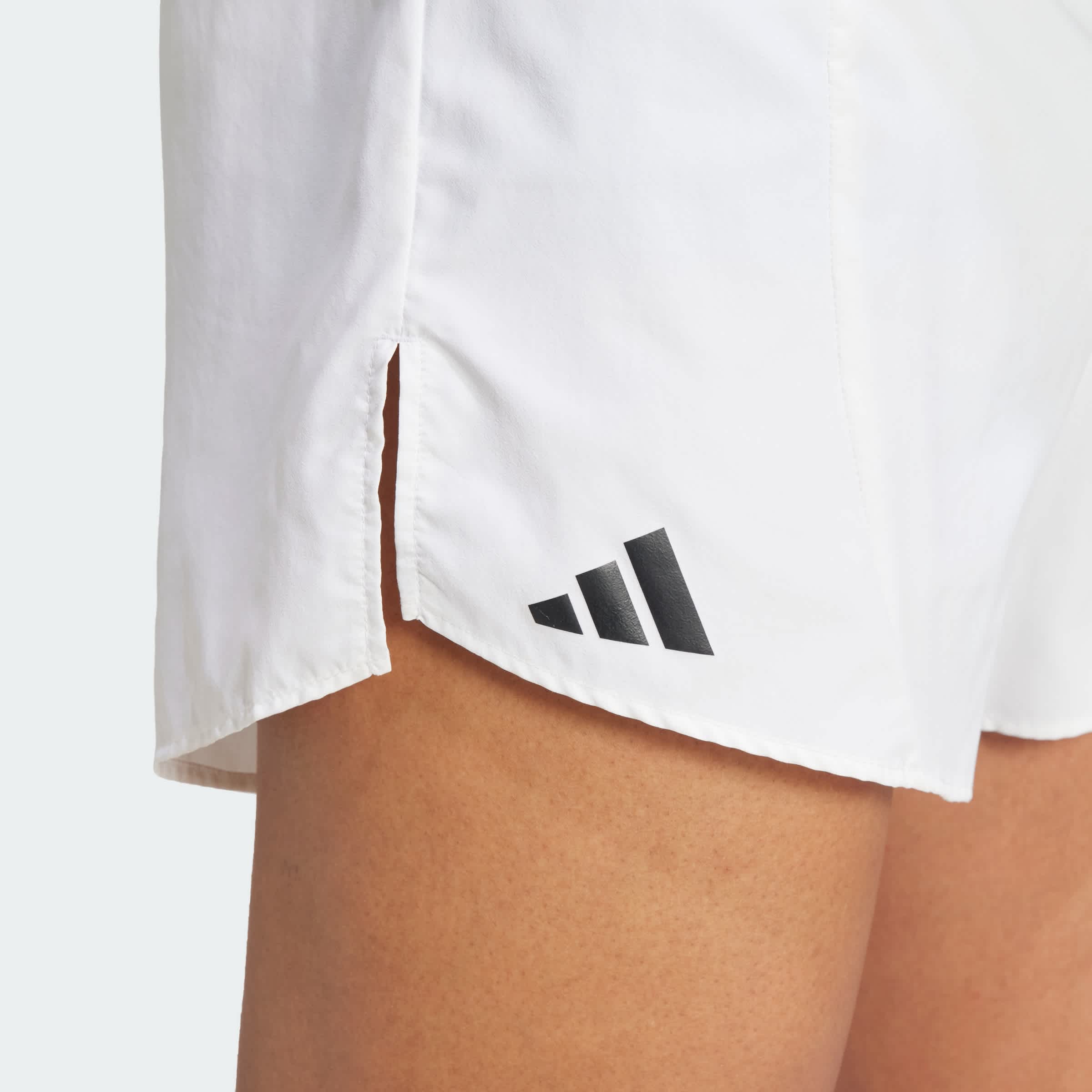 Foto 7 pulgar | Shorts De Running Adizero Essentials Adidas Blanco Hombre