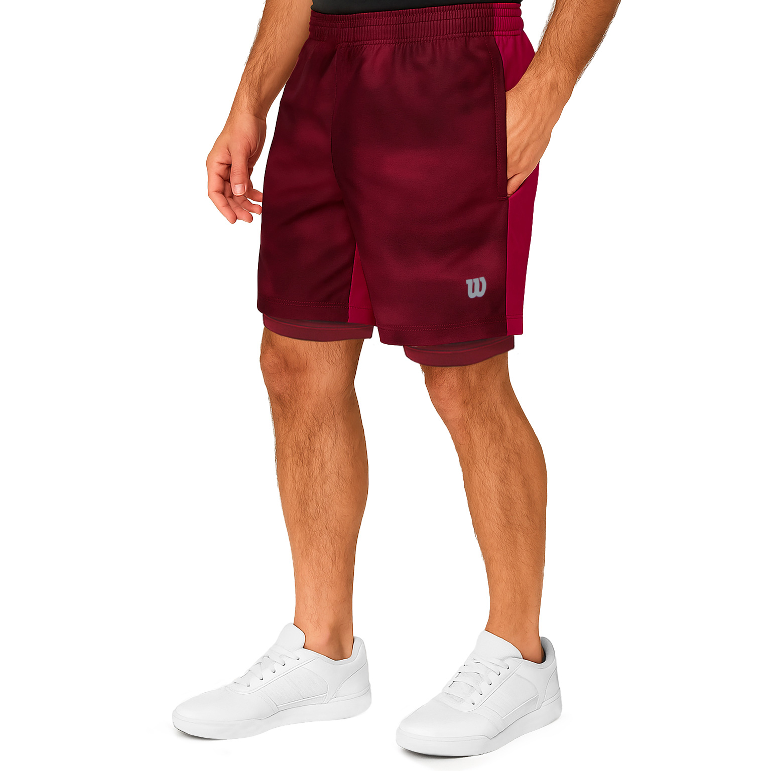 Foto 2 | Short 2 En 1 Wilson Flex Tie Dye Con Biker Hombre