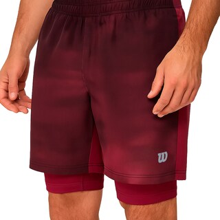 Foto 3 | Short 2 En 1 Wilson Flex Tie Dye Con Biker Hombre