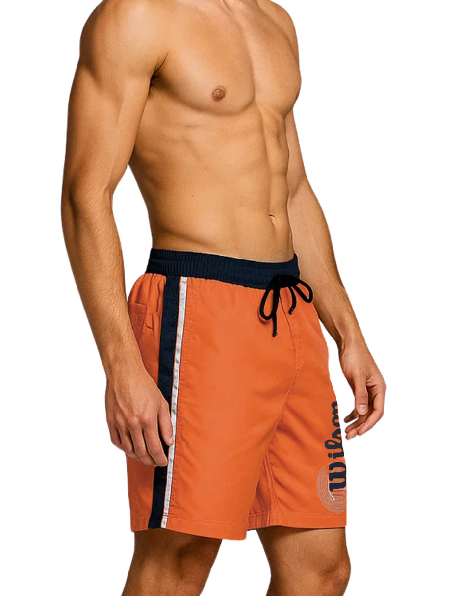 Foto 3 pulgar | Traje De Baño Wilson Taslon Surf Island Hombre