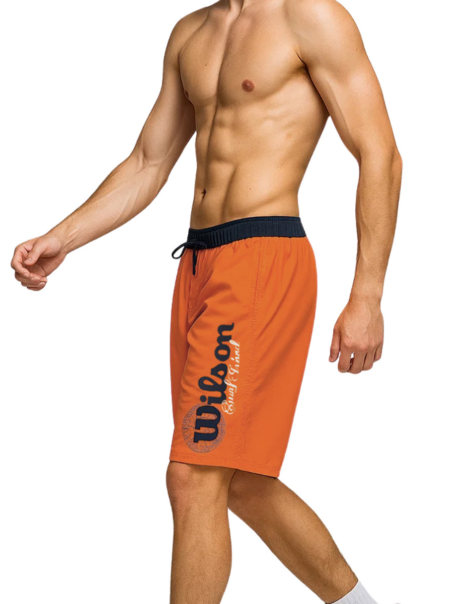 Foto 7 pulgar | Traje De Baño Wilson Taslon Surf Island Hombre