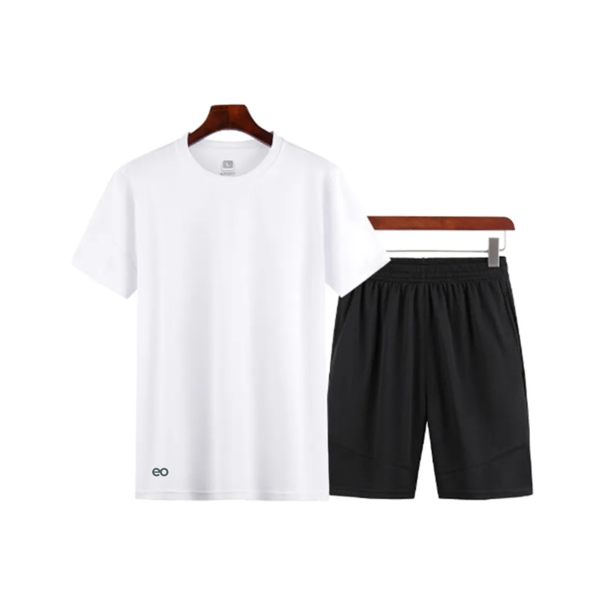 Foto 4 pulgar | Conjunto De Playera Y Short Deportivo Talla L/xl Eo Safe Imports Esi-20433 Blanco