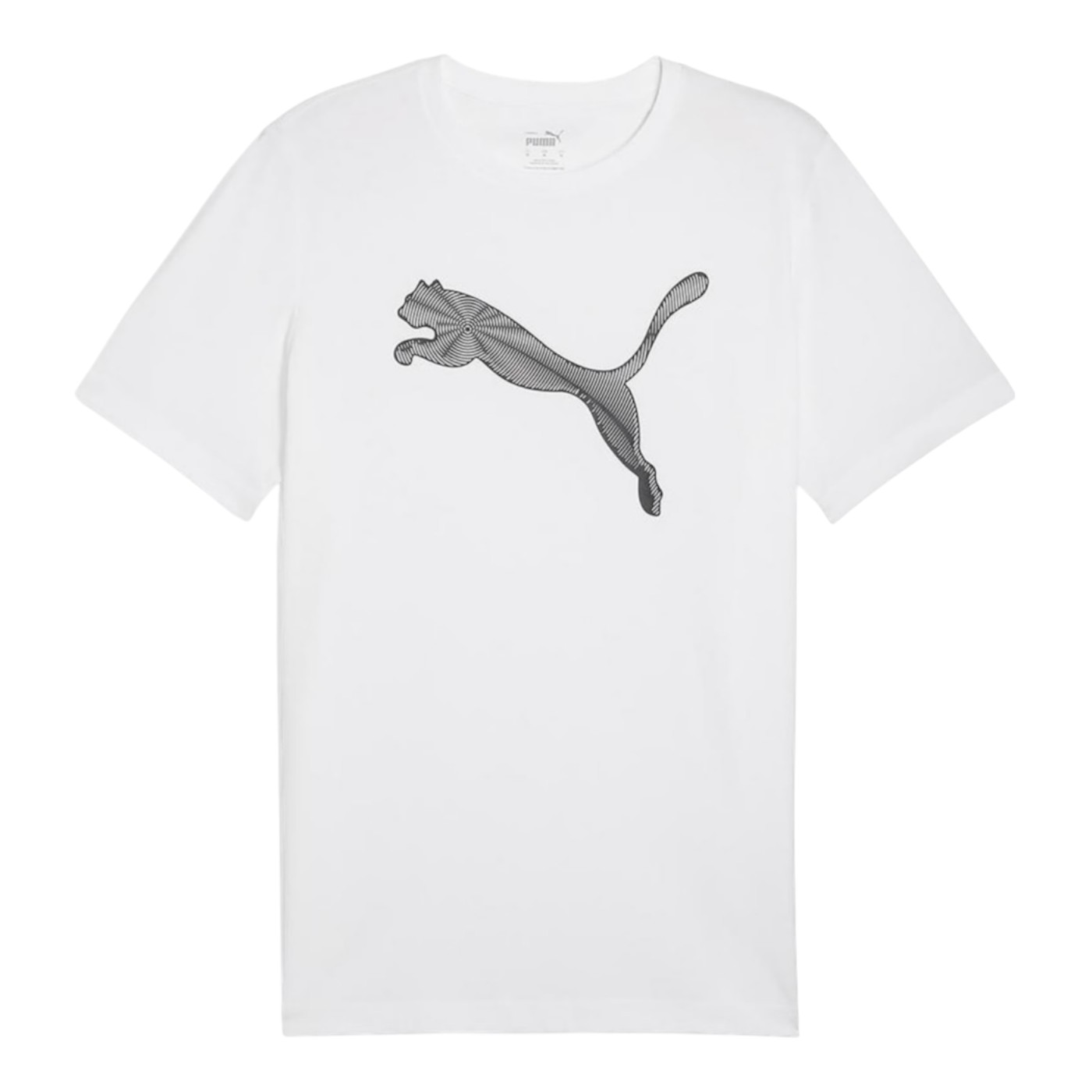 Foto 2 pulgar | Playera Puma Mass Merchants Style Cat Tee Blanca para Hombre