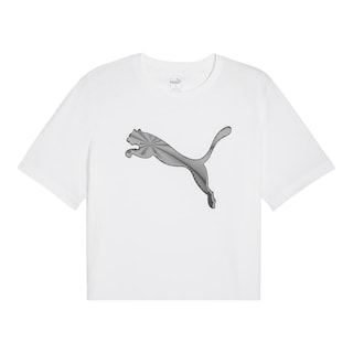 Foto 3 | Playera Puma Mass Merchants Style Cat Tee Blanca para Hombre
