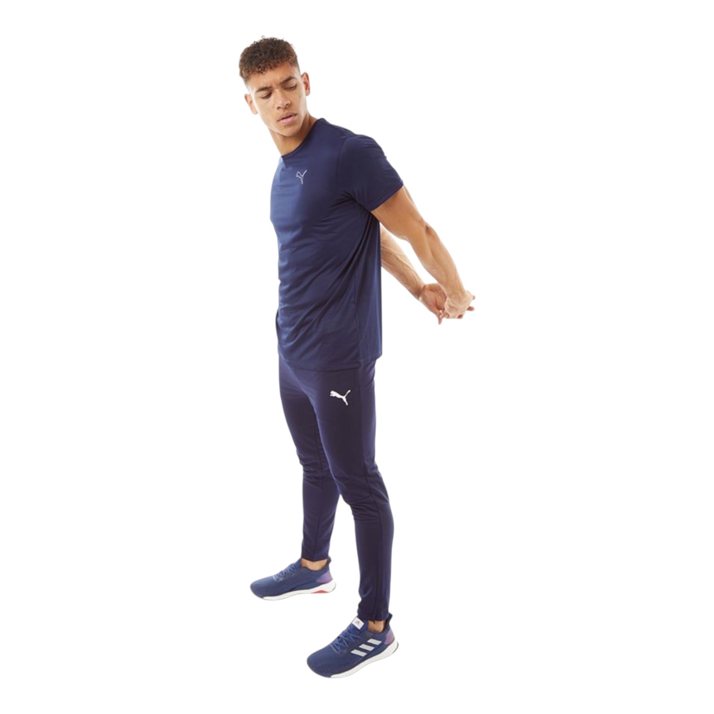 Foto 4 pulgar | Playera Puma Mass Merchants Active Tee Azul para Hombre