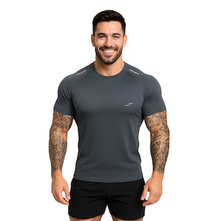 Foto 2 | Paquete De 5 Playeras Deportivas Para Hombre Manga Corta Para Entrenar Gym Chb Chili Beans Clothing Co.