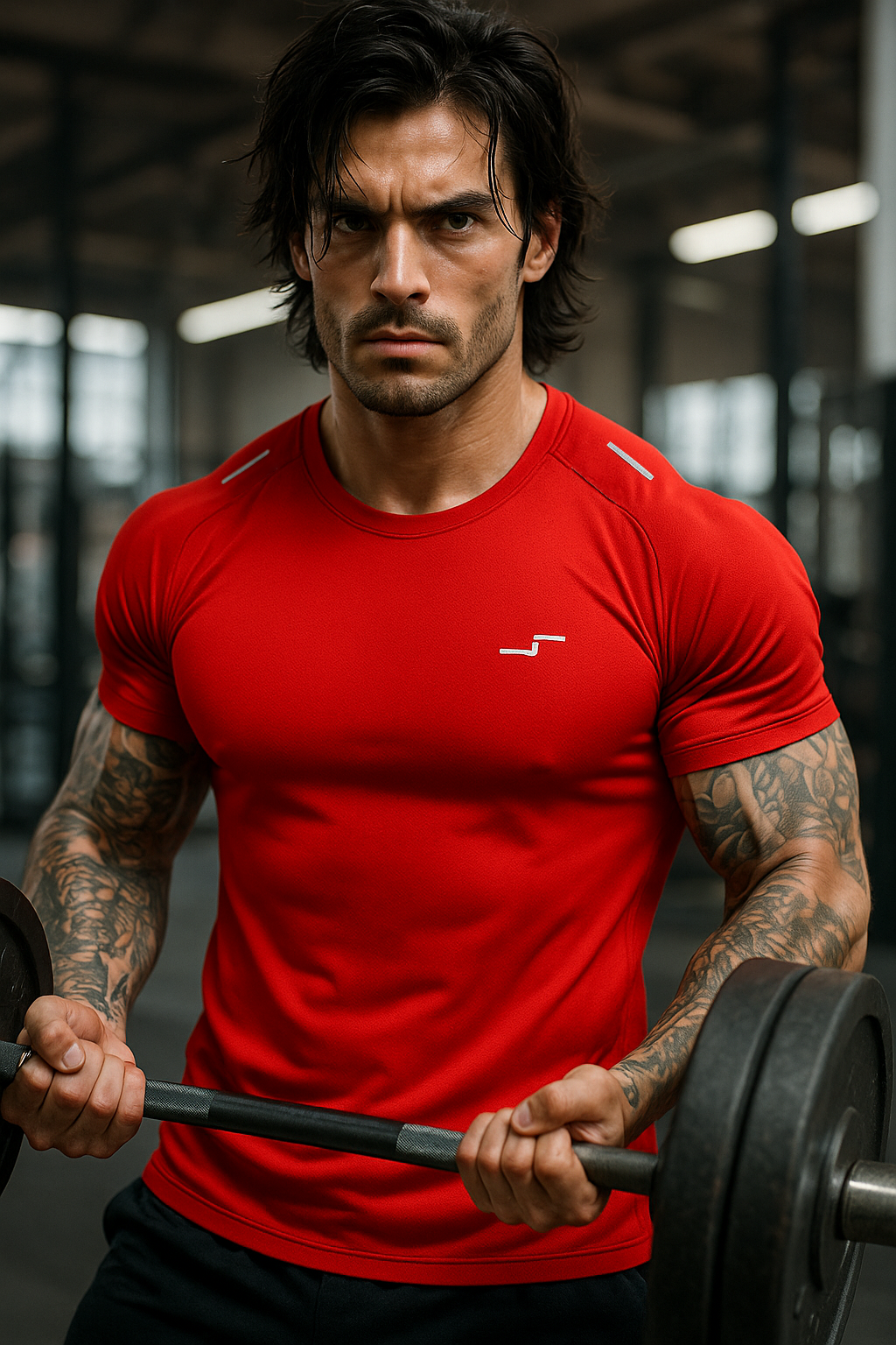 Foto 4 | Paquete De 5 Playeras Deportivas Para Hombre Manga Corta Para Entrenar Gym Chb Chili Beans Clothing Co.