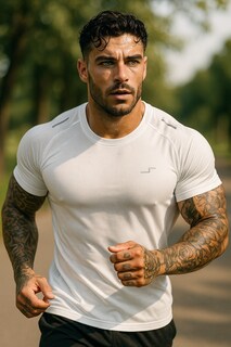 Foto 5 | Paquete De 5 Playeras Deportivas Para Hombre Manga Corta Para Entrenar Gym Chb Chili Beans Clothing Co.