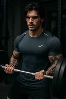Foto 7 | Paquete De 5 Playeras Deportivas Para Hombre Manga Corta Para Entrenar Gym Chb Chili Beans Clothing Co.