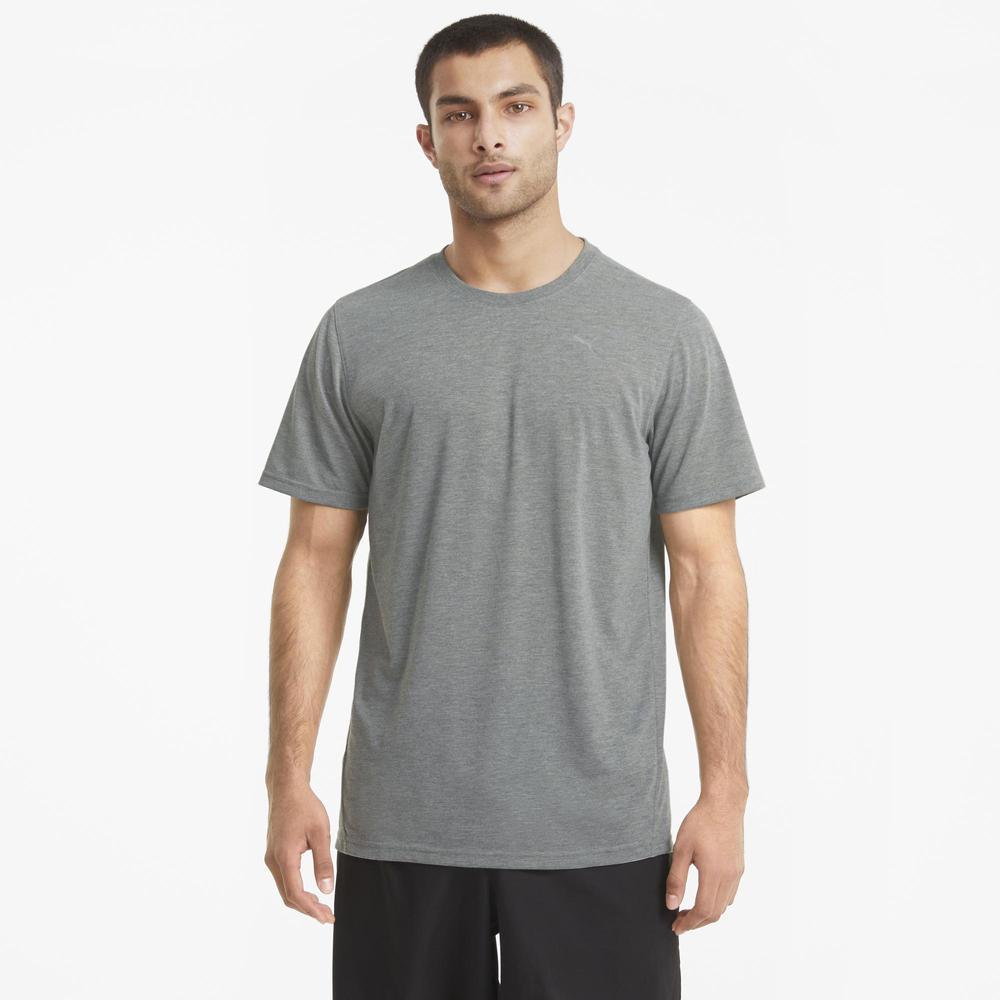 Foto 4 pulgar | Playera Para Entrenamiento Performance Heather Para Hombre Gris