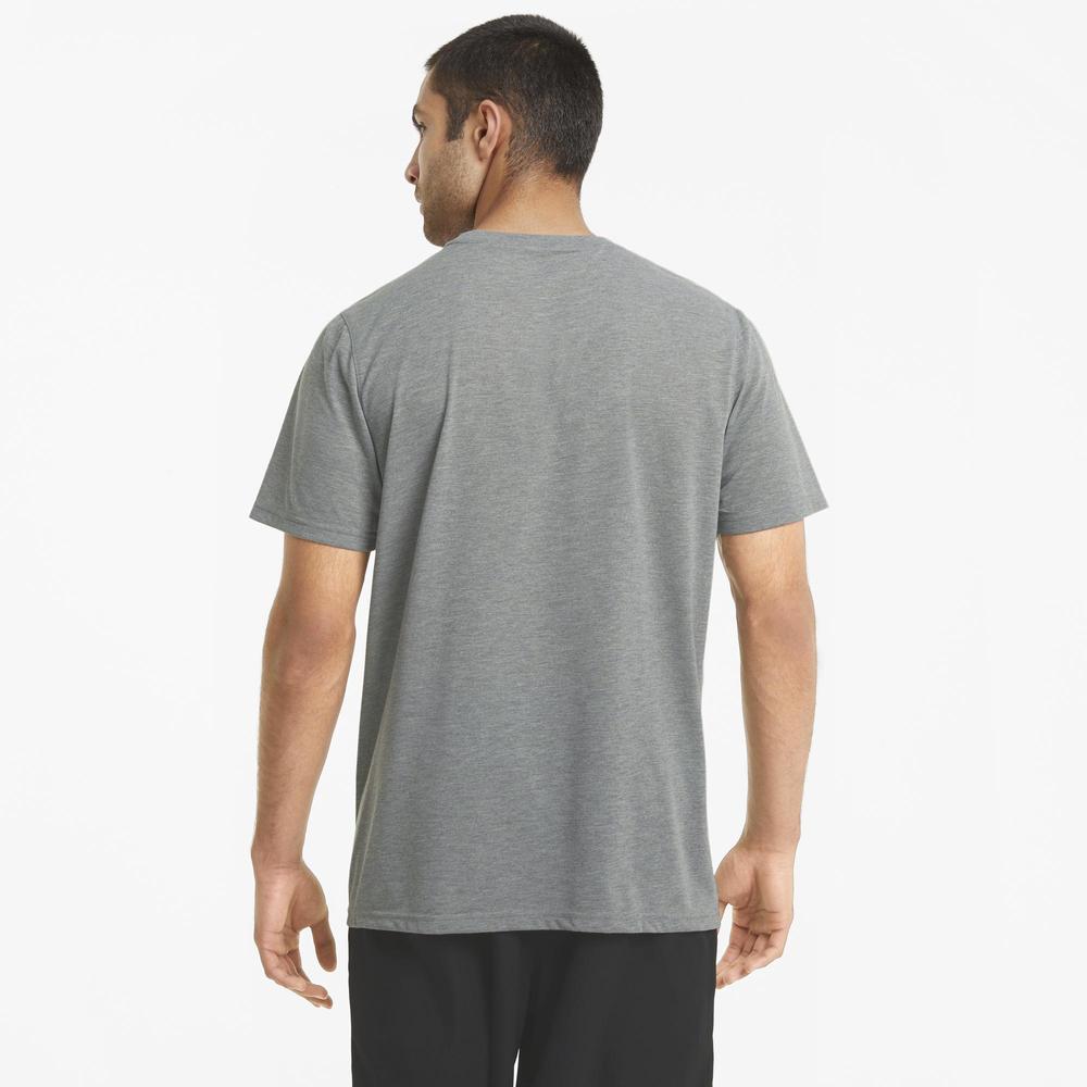 Foto 5 pulgar | Playera Para Entrenamiento Performance Heather Para Hombre Gris