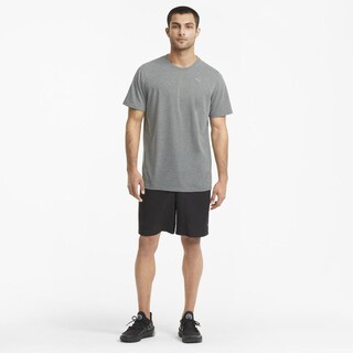 Foto 5 | Playera Para Entrenamiento Performance Heather Para Hombre Gris