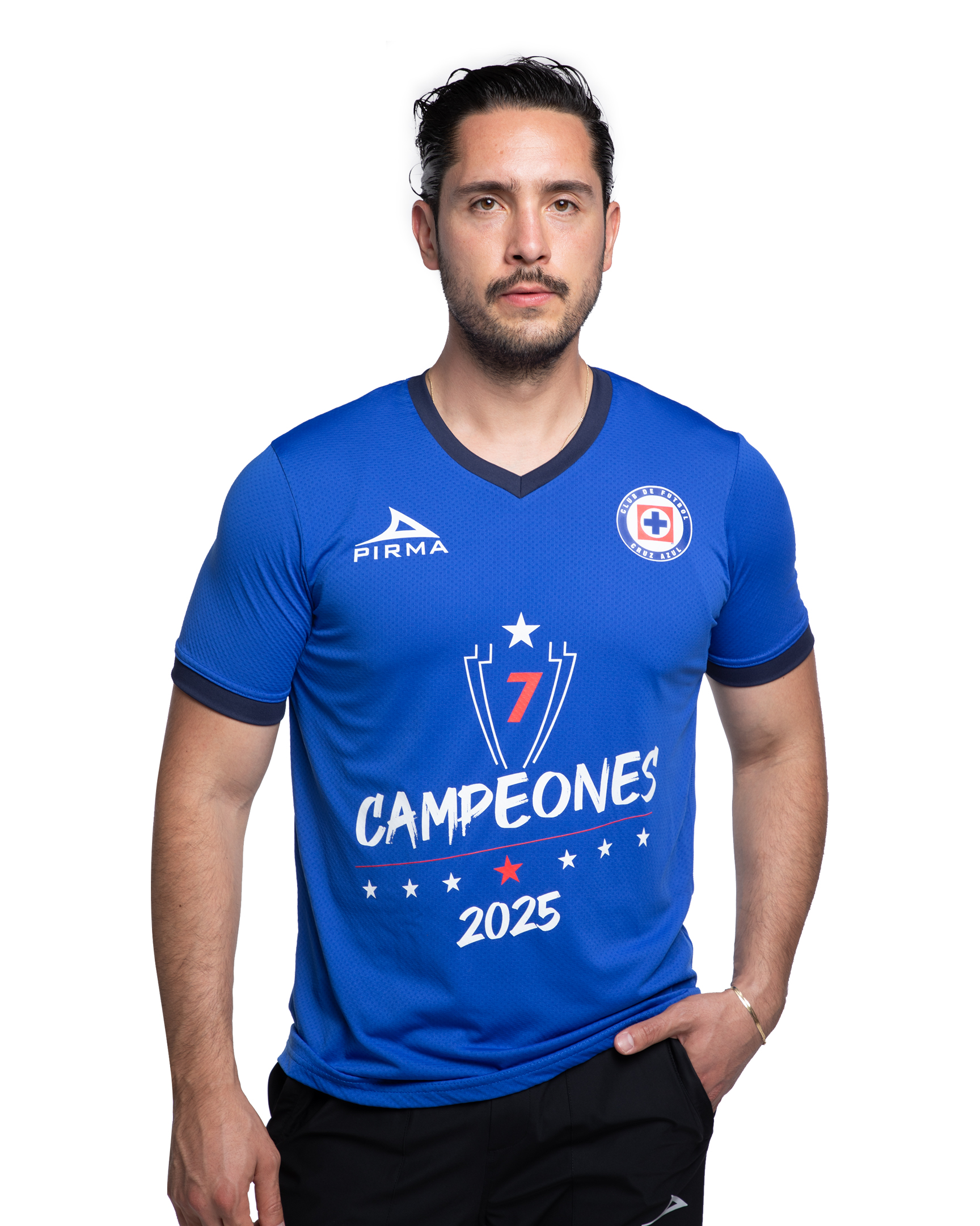 Foto 2 pulgar | Playera Campeón Cc 2025 Cruz Azul Pirma 21466