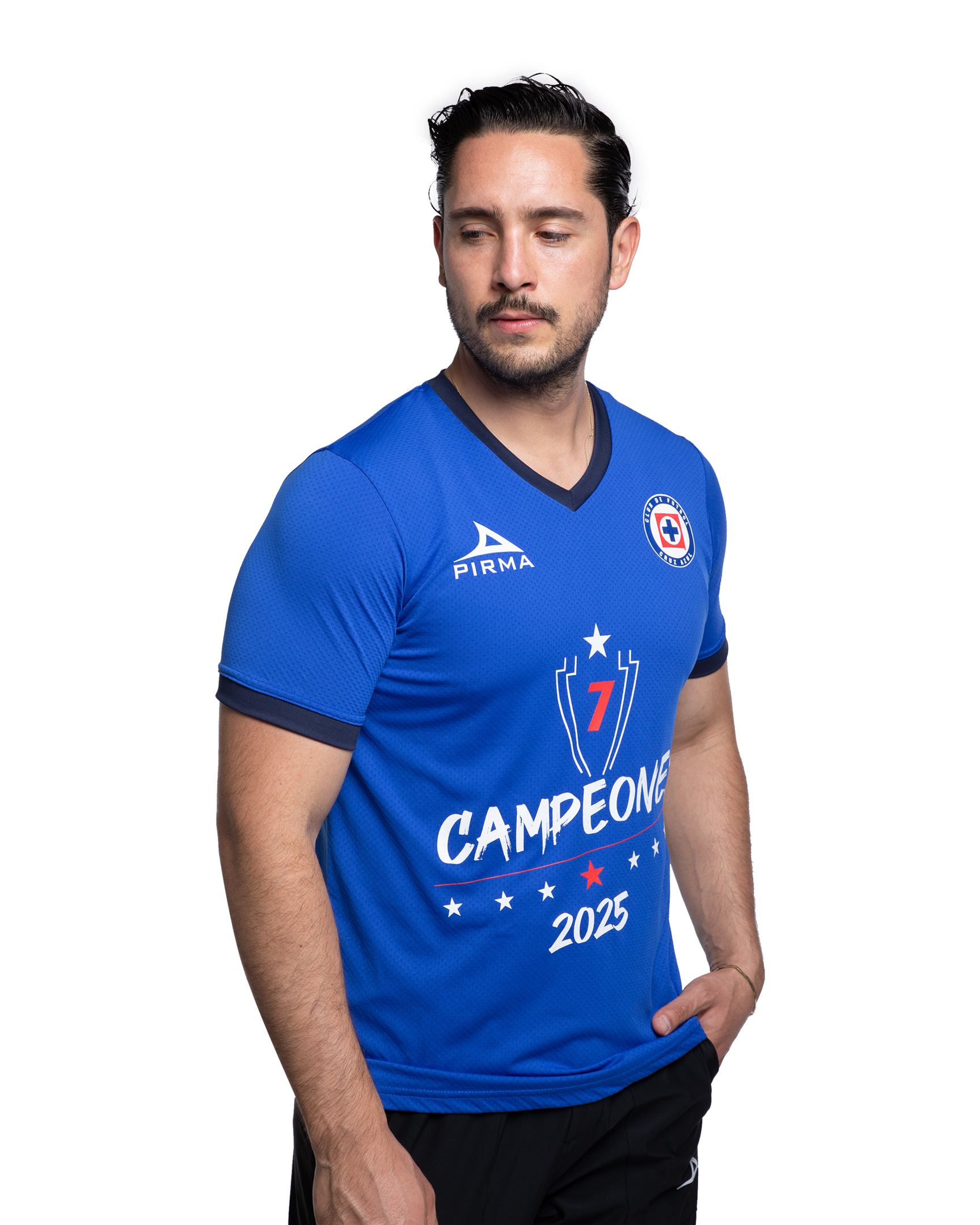 Foto 4 pulgar | Playera Campeón Cc 2025 Cruz Azul Pirma 21466