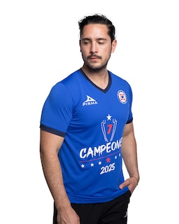 Foto 3 | Playera Campeón Cc 2025 Cruz Azul Pirma 21466