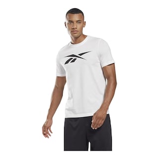 Foto 1 | Playera Reebok Basic Cotton Tee Para Hombre Color Blanco Modelo Ts0112