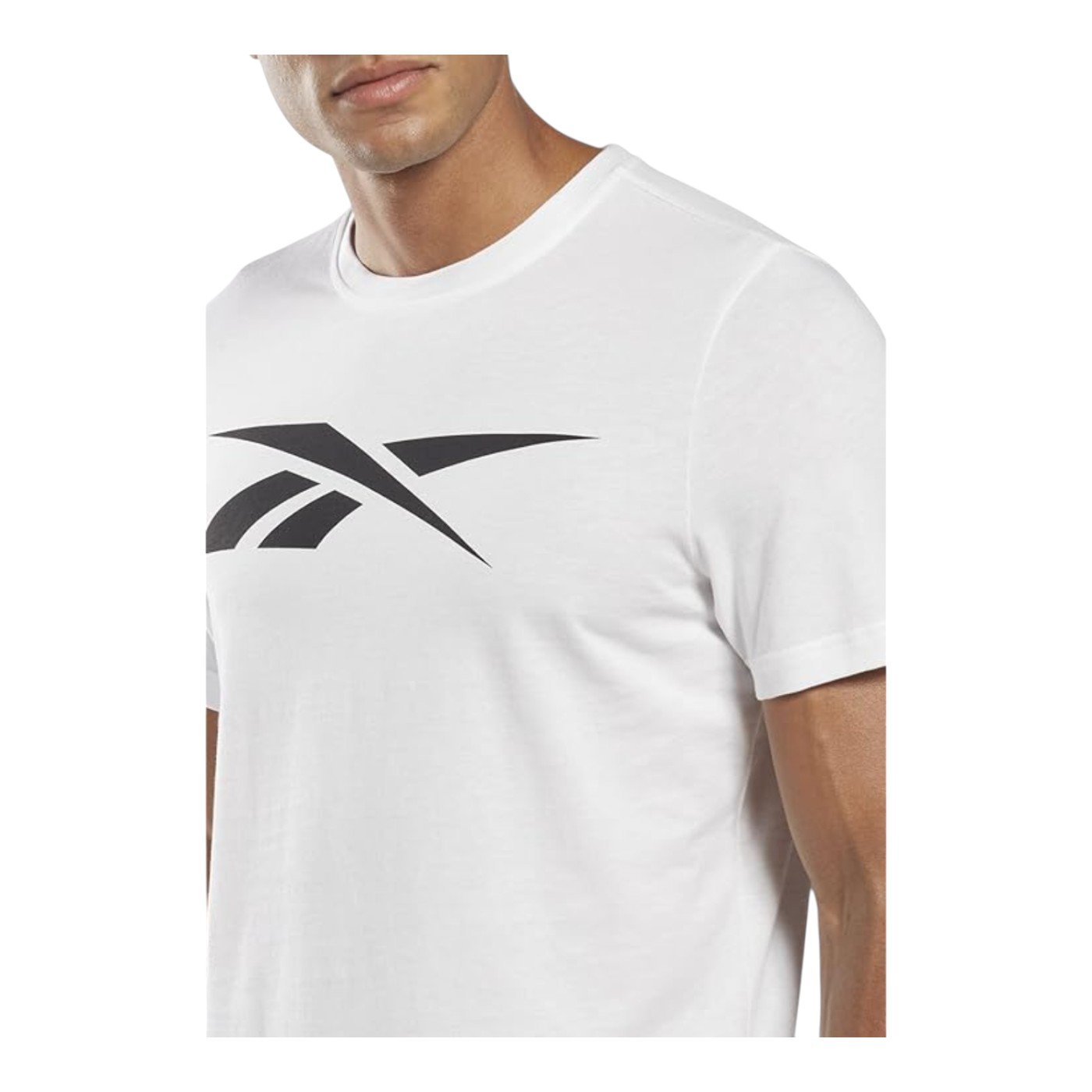 Foto 3 | Playera Reebok Basic Cotton Tee Para Hombre Color Blanco Modelo Ts0112
