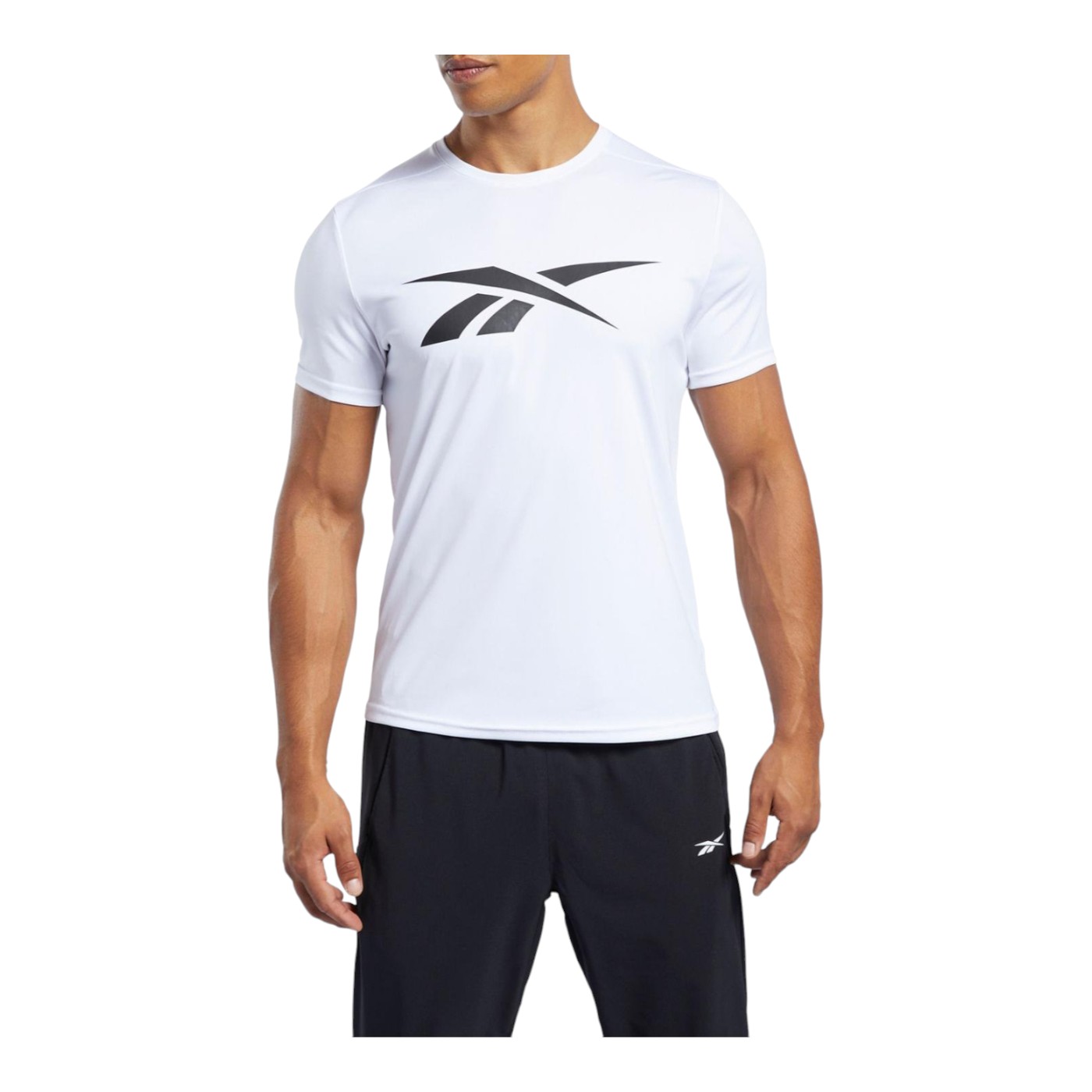 Foto 2 pulgar | Playera Reebok Basic Athlete Tee Para Hombre Color Blanco Modelo Ts0100