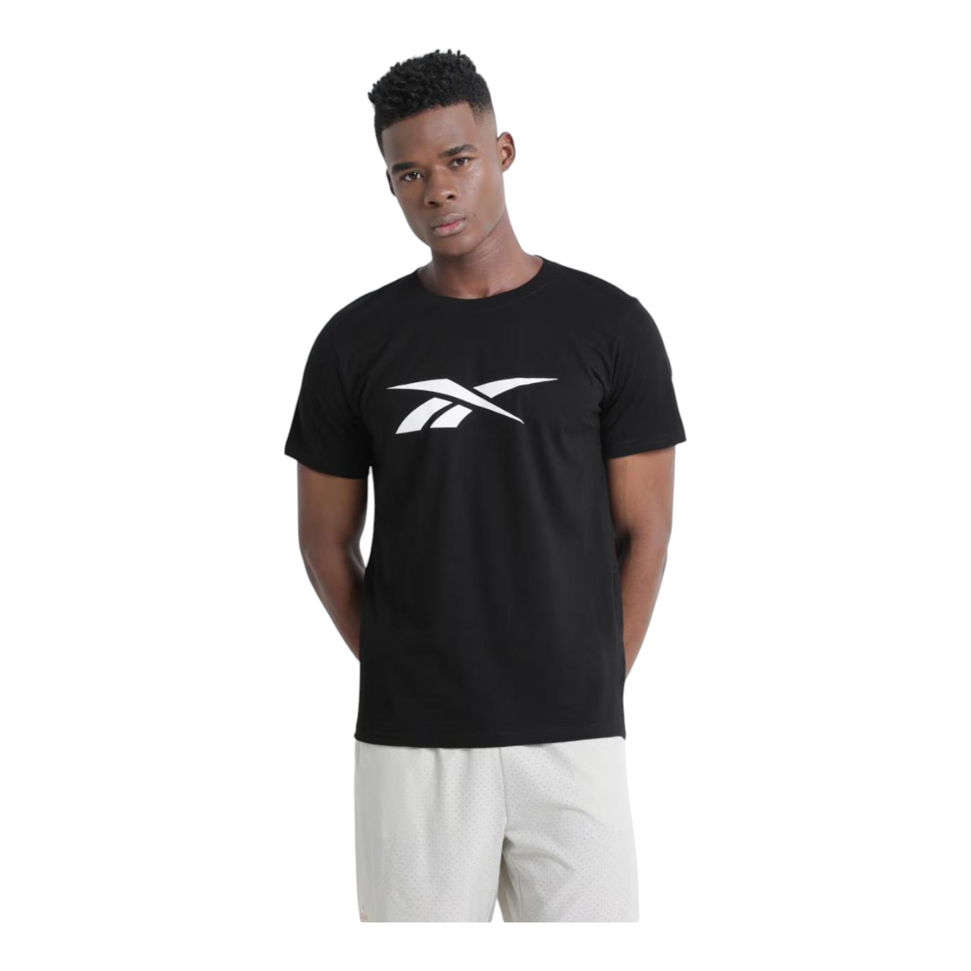 Foto 2 pulgar | Playera Reebok Basic Athlete Tee Para Hombre Color Negro Modelo Ts0101